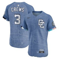 MLB Dylan Crews Washington Nationals Nike 2025 City Connect Elite Player Jersey