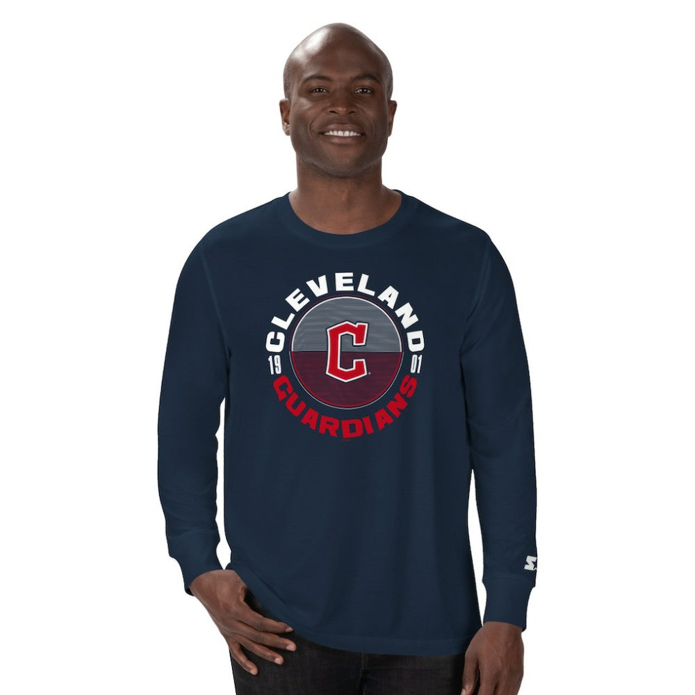 MLB Cleveland Guardians Starter Halftime Long Sleeve T-Shirt