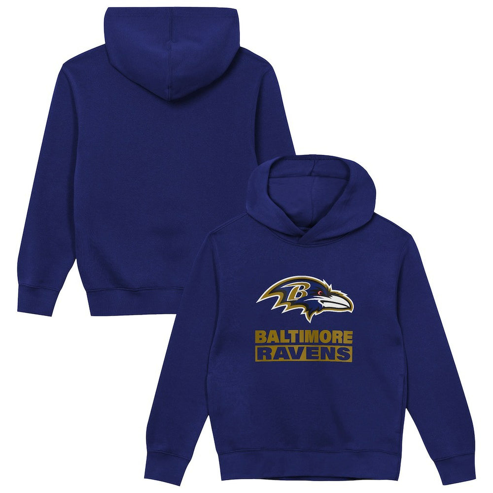 Outerstuff Preschool Back to Basics Hoodie - Baltimore Ravens
