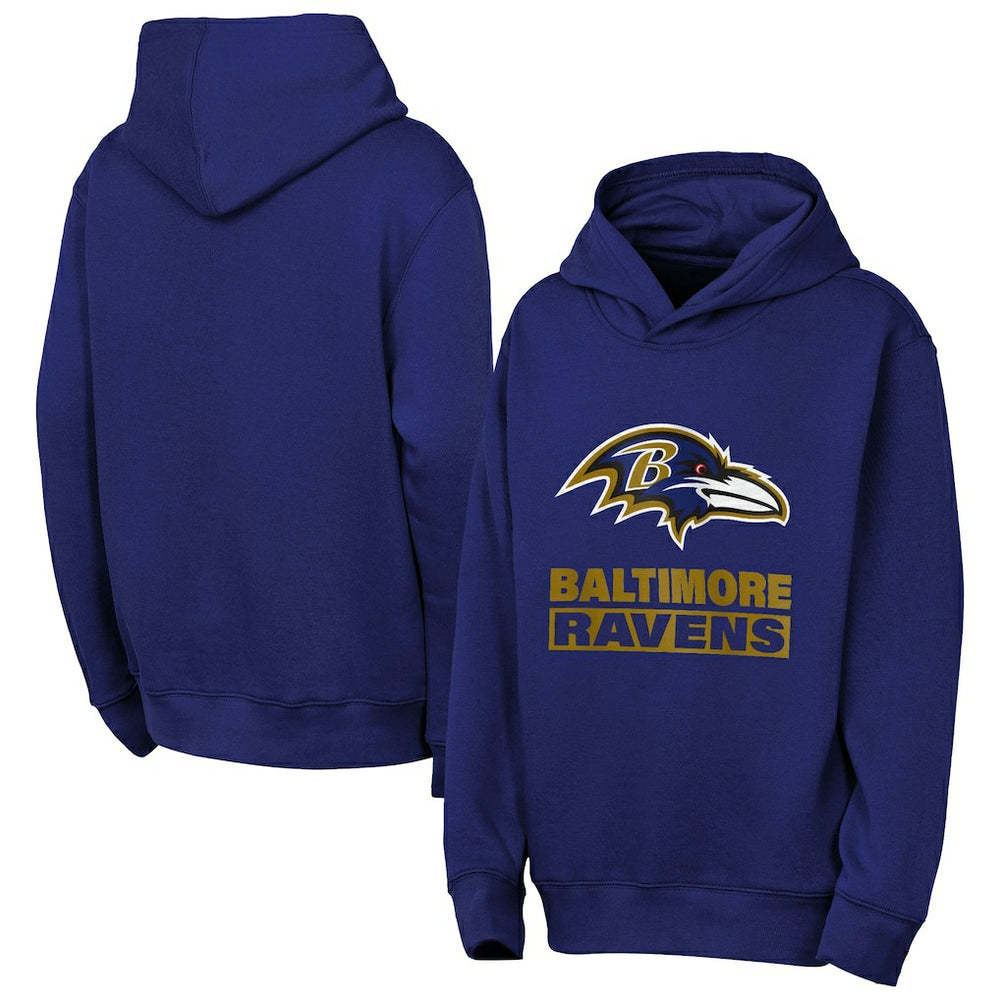 Outerstuff Youth Back to Basics Hoodie - Baltimore Ravens