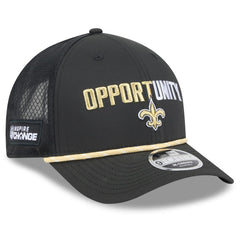 2025 Inspire Change 9FORTY M-Crown Adjustable Hat - New Orleans Saints