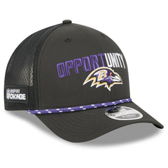 2025 Inspire Change 9FORTY M-Crown Adjustable Hat - Baltimore Ravens