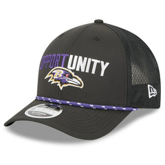 2025 Inspire Change 9FORTY M-Crown Adjustable Hat - Baltimore Ravens
