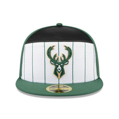 NBA Milwaukee Bucks 2025 NBA Tip Off Split Panel 59FIFTY Fitted Hat