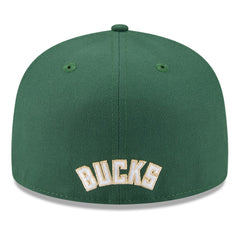 NBA Milwaukee Bucks 2025 NBA Tip Off Split Panel 59FIFTY Fitted Hat