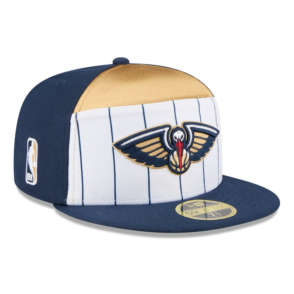 NBA New Orleans Pelicans 2025 NBA Tip Off Split Panel 59FIFTY Fitted Hat