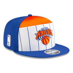 NBA New York Knicks 2025 NBA Tip Off Split Panel 9FIFTY Snapback Hat