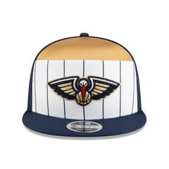 NBA New Orleans Pelicans 2025 NBA Tip Off Split Panel 9FIFTY Snapback Hat
