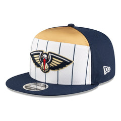 NBA New Orleans Pelicans 2025 NBA Tip Off Split Panel 9FIFTY Snapback Hat