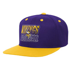 Outerstuff Youth Team Gradient Deadstock Snapback Hat - Minnesota Vikings