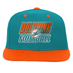 Outerstuff Youth Team Gradient Deadstock Snapback Hat - Miami Dolphins