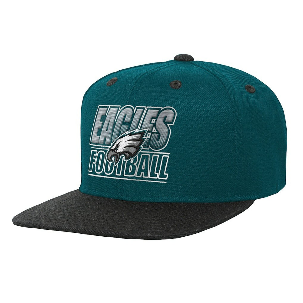 Outerstuff Youth Team Gradient Deadstock Snapback Hat - Philadelphia Eagles