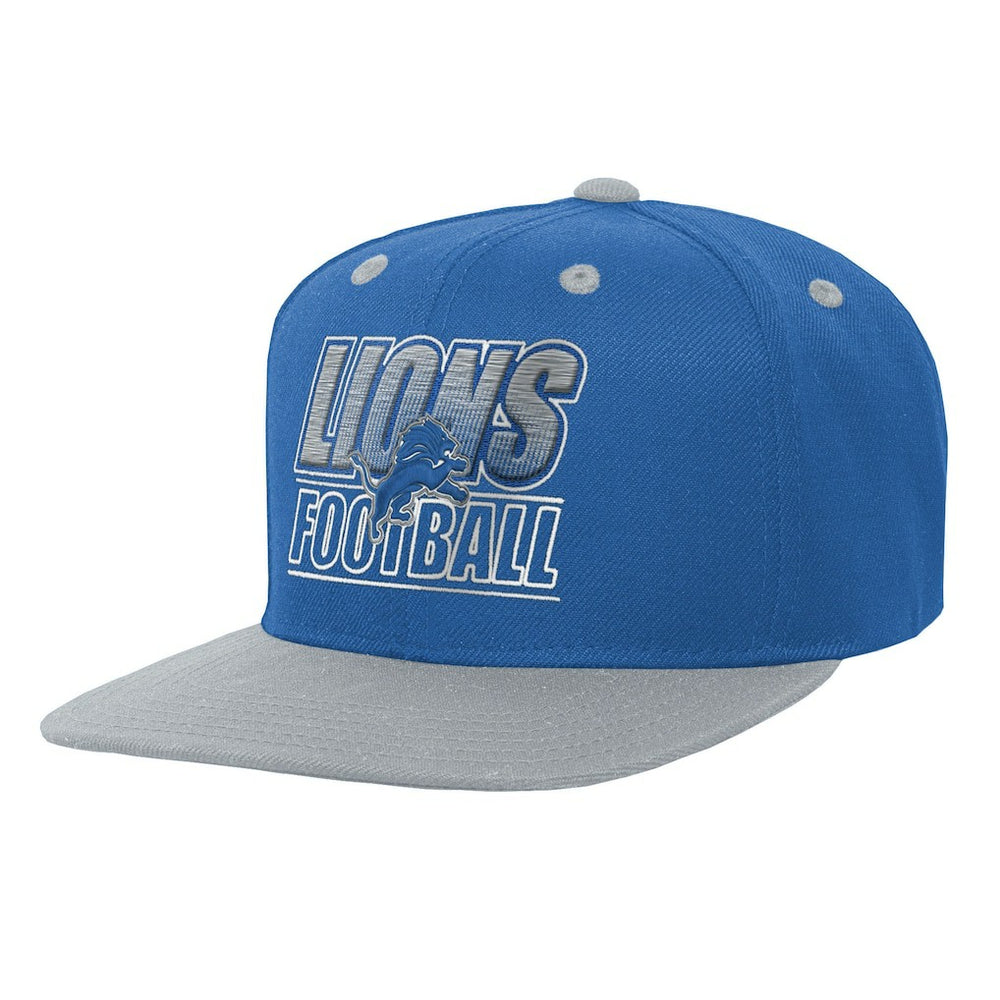 Outerstuff Youth Team Gradient Deadstock Snapback Hat - Detroit Lions
