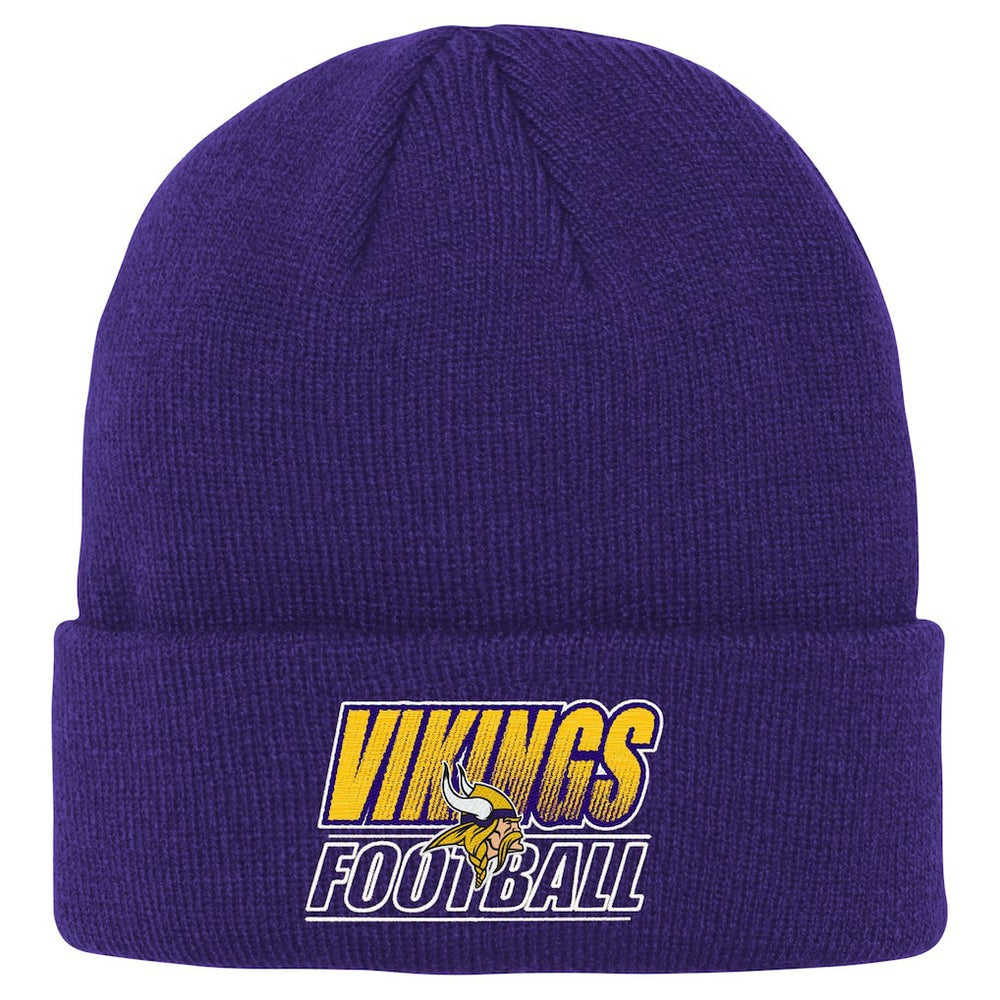 Outerstuff Youth Team Gradient Cuffed Knit Hat - Minnesota Vikings