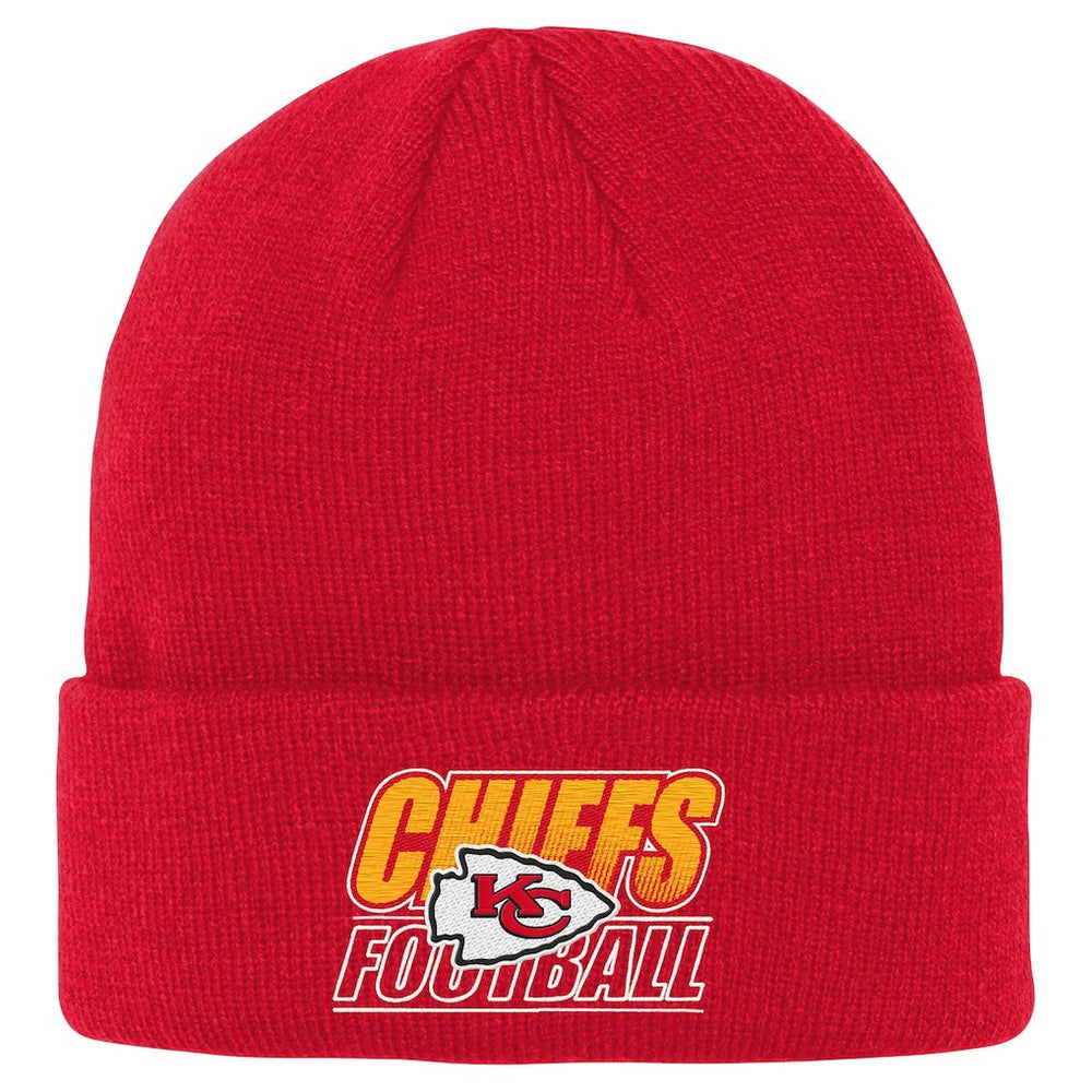 Outerstuff Youth Team Gradient Cuffed Knit Hat - Kansas City Chiefs