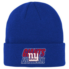 Outerstuff Youth Team Gradient Cuffed Knit Hat - New York Giants