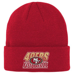 Outerstuff Youth Team Gradient Cuffed Knit Hat - San Francisco 49ers