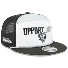 2025 Inspire Change Split Panel 9FIFTY Snapback Hat - Las Vegas Raiders