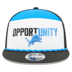 2025 Inspire Change Split Panel 9FIFTY Snapback Hat - Detroit Lions