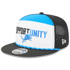 2025 Inspire Change Split Panel 9FIFTY Snapback Hat - Detroit Lions