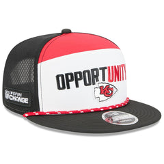 2025 Inspire Change Split Panel 9FIFTY Snapback Hat - Kansas City Chiefs
