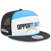 2025 Inspire Change Split Panel 9FIFTY Snapback Hat - Los Angeles Chargers