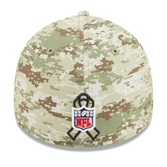 2025 Salute to Service 39THIRTY Flex Hat - Las Vegas Raiders