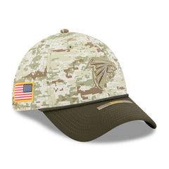 2025 Salute to Service 39THIRTY Flex Hat - Atlanta Falcons