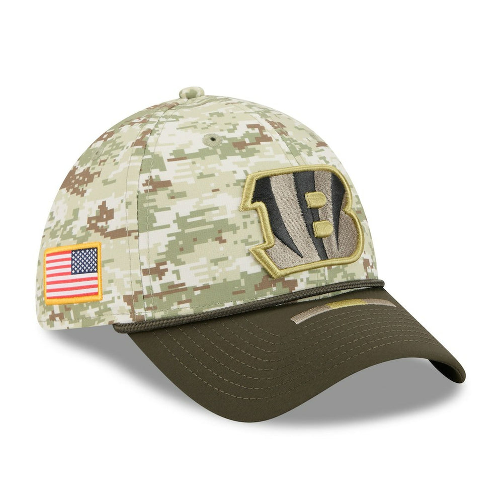 2025 Salute to Service 39THIRTY Flex Hat - Cincinnati Bengals