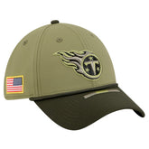 2025 Salute to Service 39THIRTY Flex Hat - Tennessee Titans