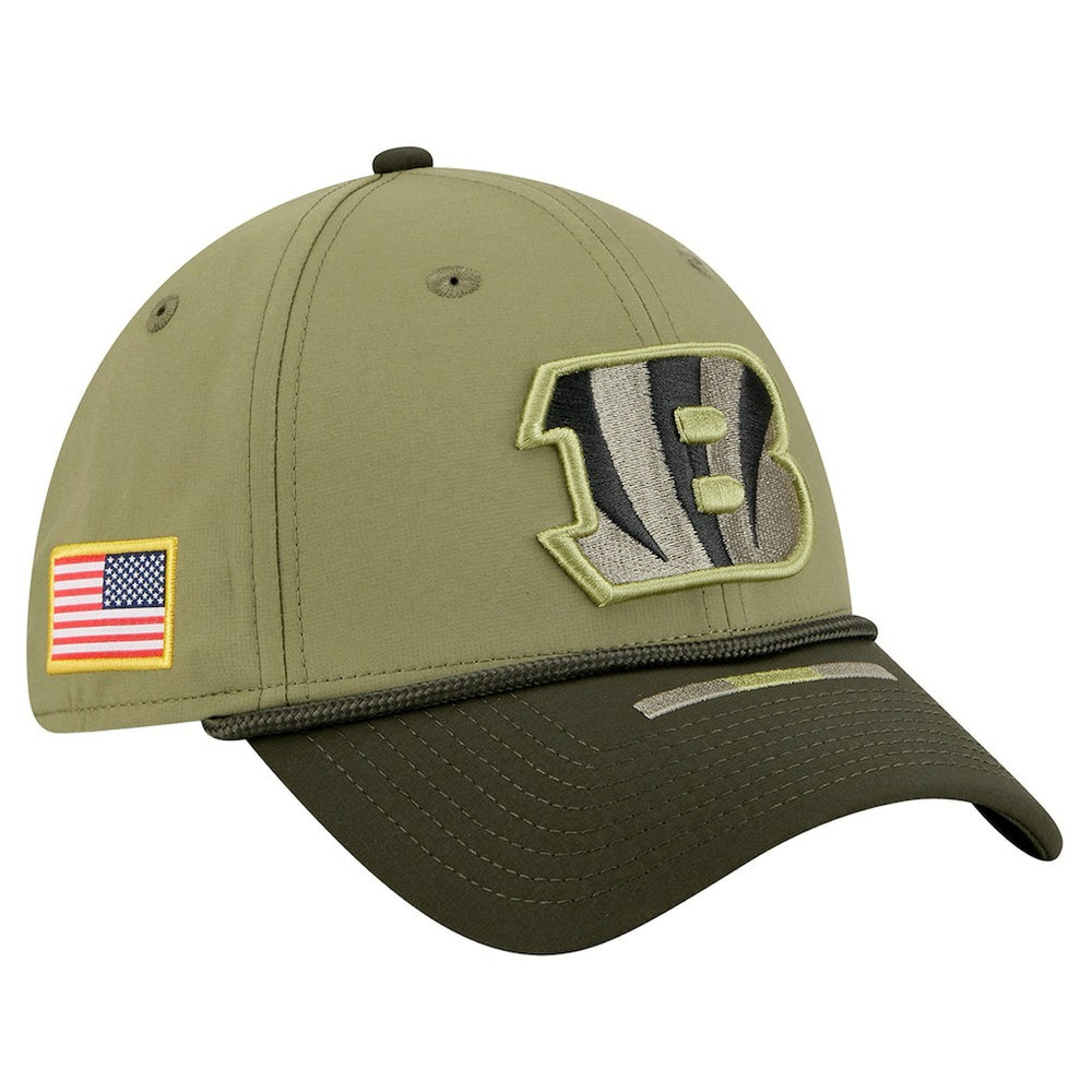 2025 Salute to Service 39THIRTY Flex Hat - Cincinnati Bengals