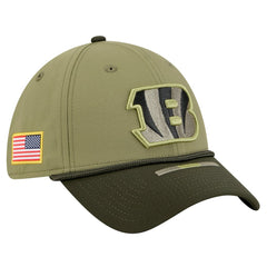 2025 Salute to Service 39THIRTY Flex Hat - Cincinnati Bengals