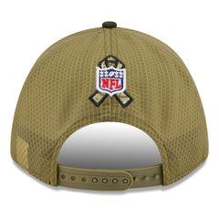 Youth 2025 Salute to Service 9FORTY A-Frame Adjustable Hat - Philadelphia Eagles