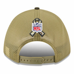Youth 2025 Salute to Service 9FORTY A-Frame Adjustable Hat - Houston Texans