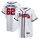 MLB Daysbel Hernandez Atlanta Braves Nike Home Replica Jersey
