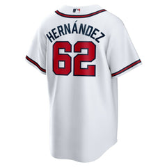 MLB Daysbel Hernandez Atlanta Braves Nike Home Replica Jersey