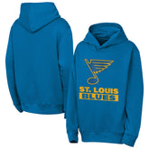 NHL Blue St. Louis Blues Outerstuff Youth Back to Basics Hoodie