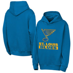 NHL Blue St. Louis Blues Outerstuff Youth Back to Basics Hoodie