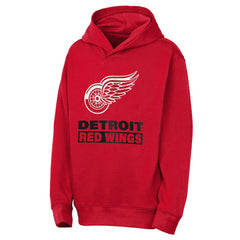 NHL Red Detroit Red Wings Outerstuff Youth Back to Basics Hoodie