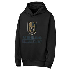 NHL Black Vegas Golden Knights Outerstuff Youth Back to Basics Hoodie
