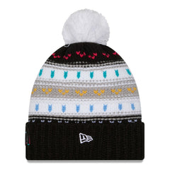 Women's 2025 NFL Crucial Catch Cuffed Knit Hat with Pom - Los Angeles Rams