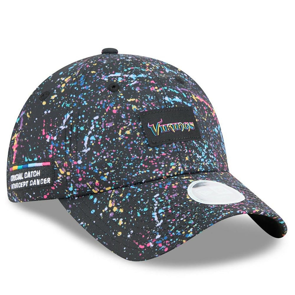 Women's 2025 NFL Crucial Catch Pony Tail Adjustable Hat - Minnesota Vikings