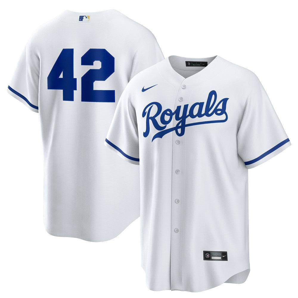 MLB Kansas City Royals Nike Home 2025 Jackie Robinson Day Replica Jersey