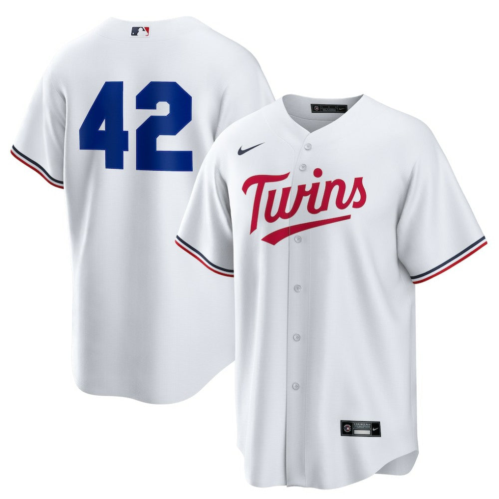 MLB Minnesota Twins Nike Home 2025 Jackie Robinson Day Replica Jersey
