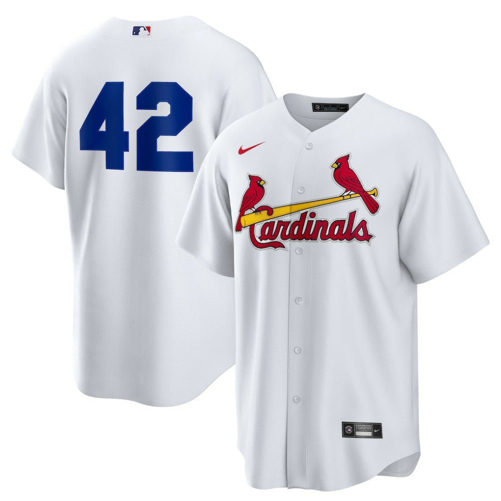 MLB St. Louis Cardinals Nike Home 2025 Jackie Robinson Day Replica Jersey