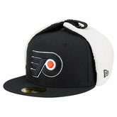 NHL Black Philadelphia Flyers New Era Injection Dog Ear Classic Fitted Hat