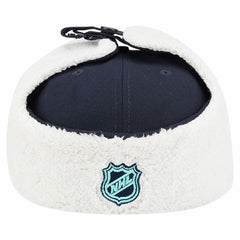 NHL Deep Sea Blue Seattle Kraken New Era Injection Dog Ear Classic Fitted Hat