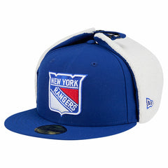 NHL Blue New York Rangers New Era Injection Dog Ear Classic Fitted Hat