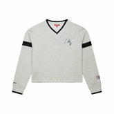 Women's Cropped V-Neck Sweatshirt - Tampa Bay Buccaneers