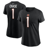 Ja'Marr Chase Women's Player Name & Number T-Shirt - Cincinnati Bengals